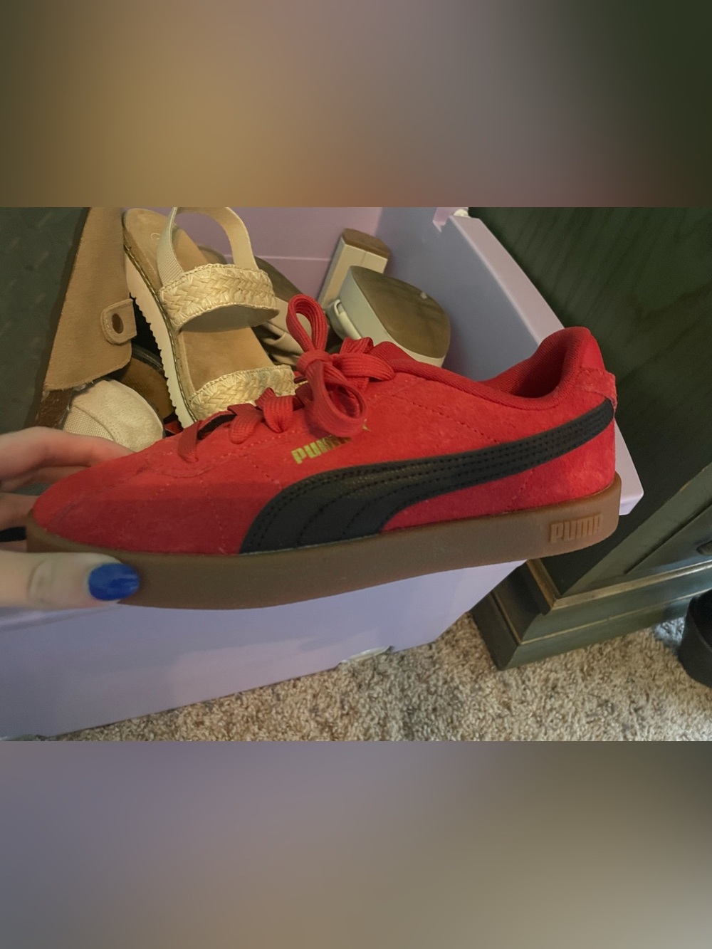 Puma kids/women low top sneakers